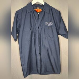 Lucky-13 Vintage Hot Rod Graphic Button Down Shirt | Size M
